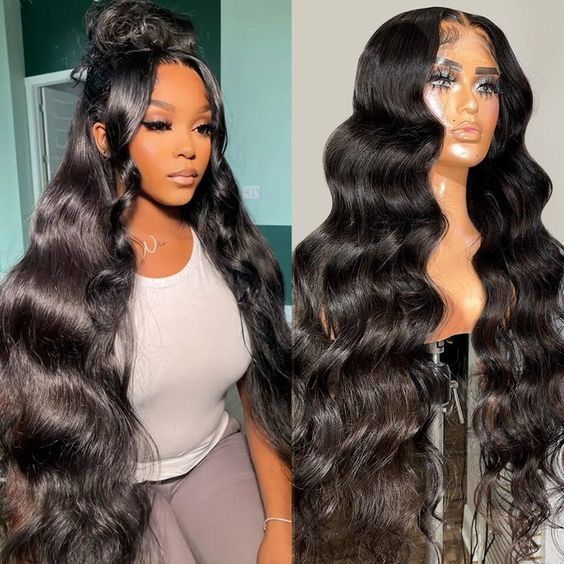 body wave lace front wig