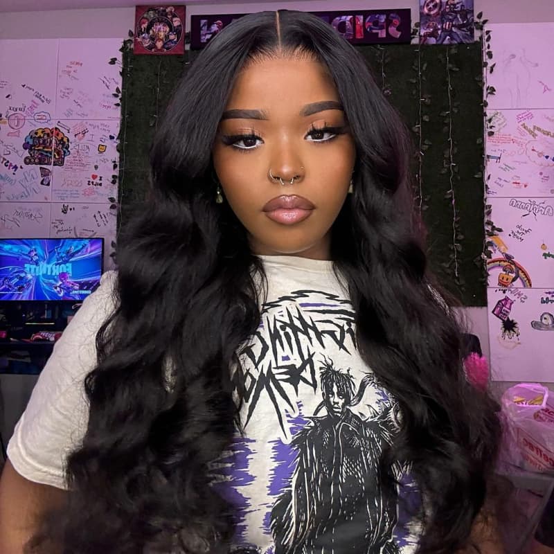 body wave lace front wig