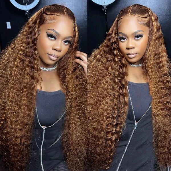 Upgrade Precut Ready To Go Pre Braided Glueless Wig Water Wave 13x4 /13x6 HD Lace Frontal Wig With Mini Knots Bleached Colored Wig