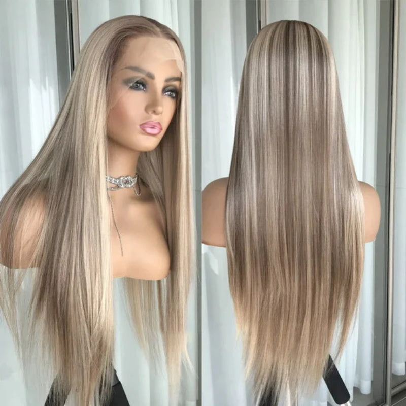 Highlights P18/613 Straight 13X6 Parting Max Glueless Wig Pre-Knotless 180%