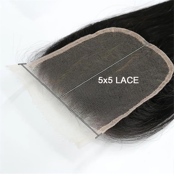 straight lace closure