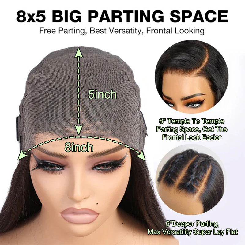 8x5 lace wig cap detail