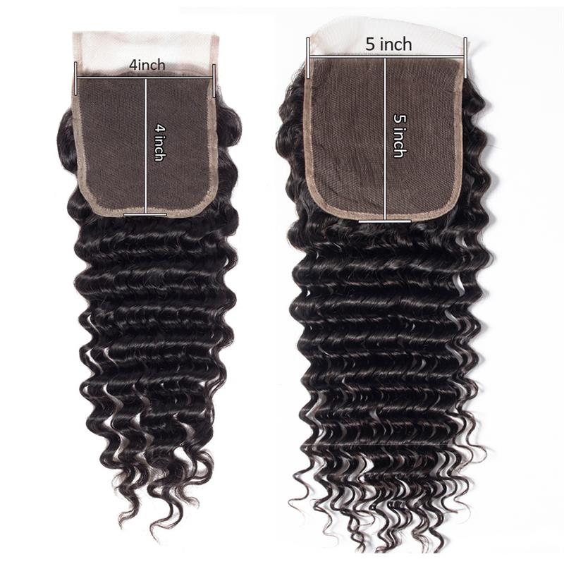 Deep Wave Hair HD Lace Closure