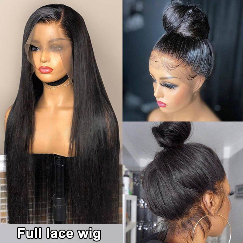 Full Lace Wig 4D Encircle With Invisible Strap Fit HD Lace Parting Anywhere Wigs Bleached Knot