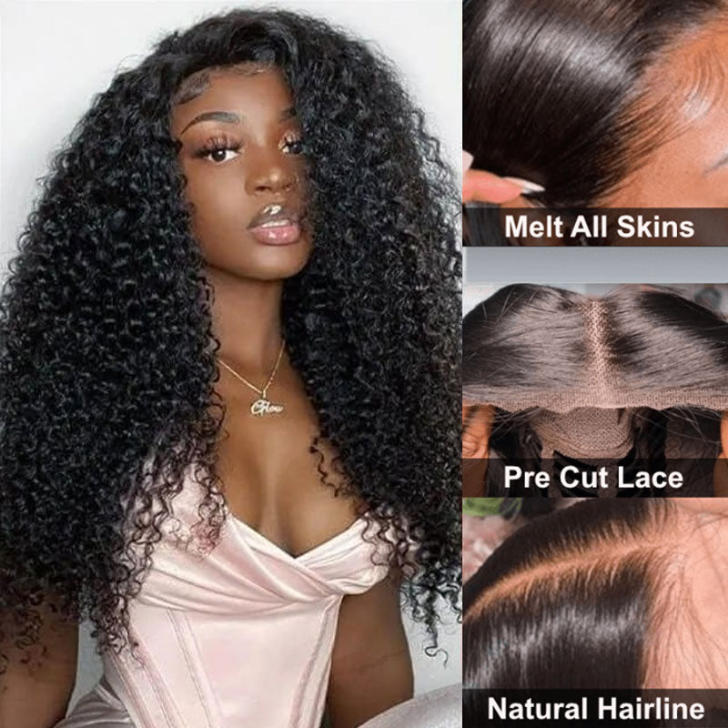 5x5 HD Lace Wigs Jerry Curly
