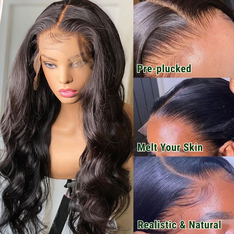 body wave lace front wig