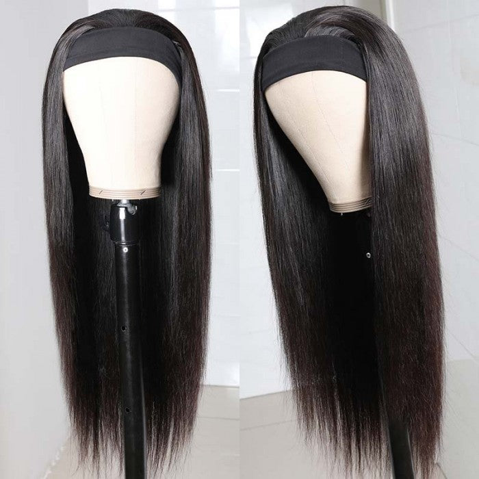 Headband Wig Straight Wigs