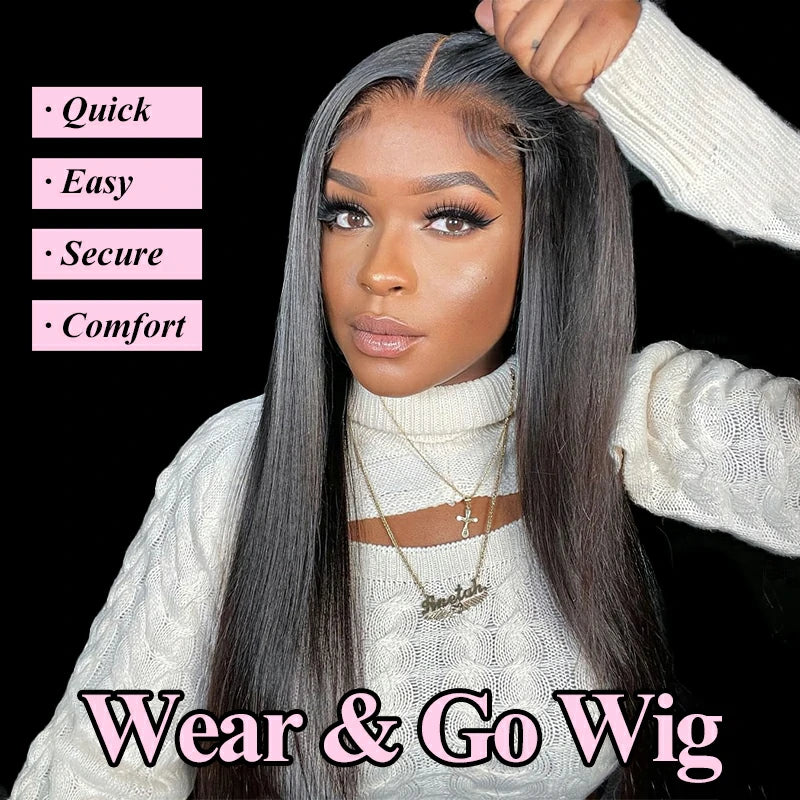 Straight Human Hair Beginner Wig