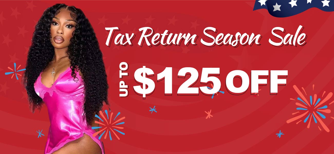 Tax refund season flash sale on human hair wigs 2024