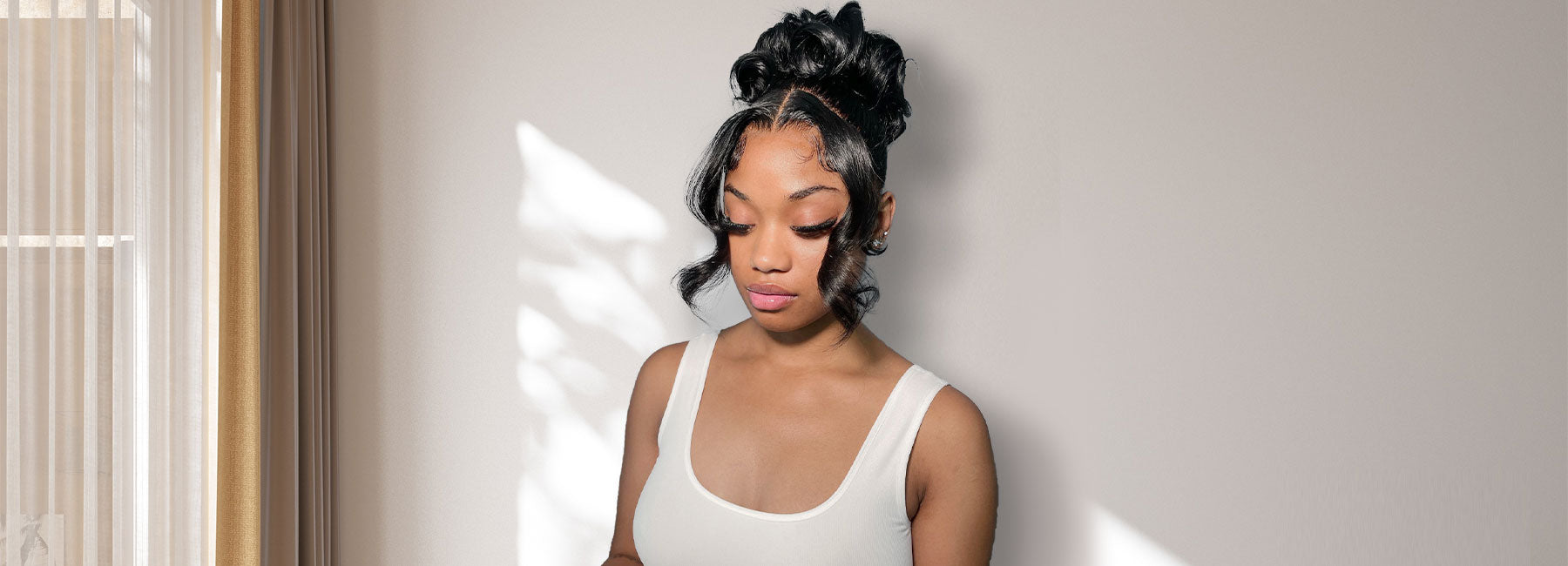 high ponytail 360 lace frontal