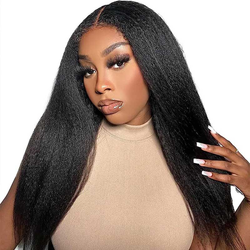 kinky straight 360 lace wig