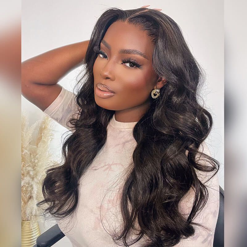 5x5 body wave lace closure wig