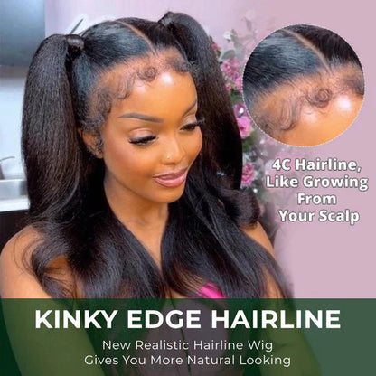 13x4 4c edges lace wigs