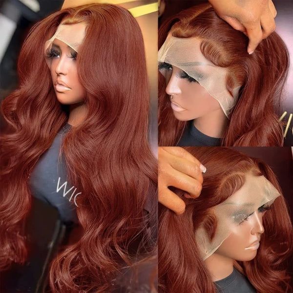 colored loose wave lace wig