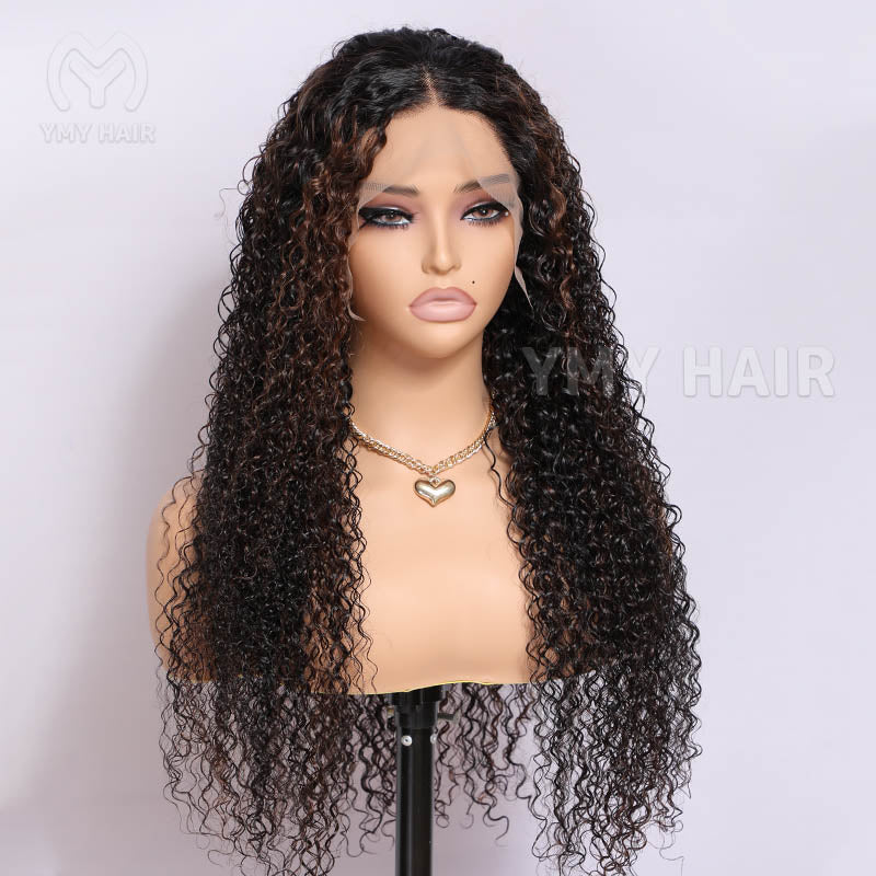 13x4 Highlighted HD Lace Wigs Jerry Curly