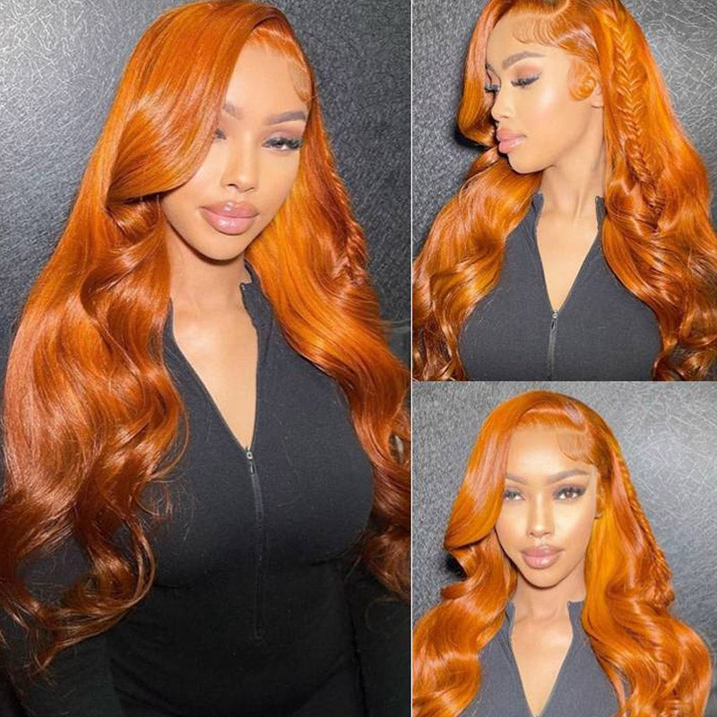 ginger body wave wig