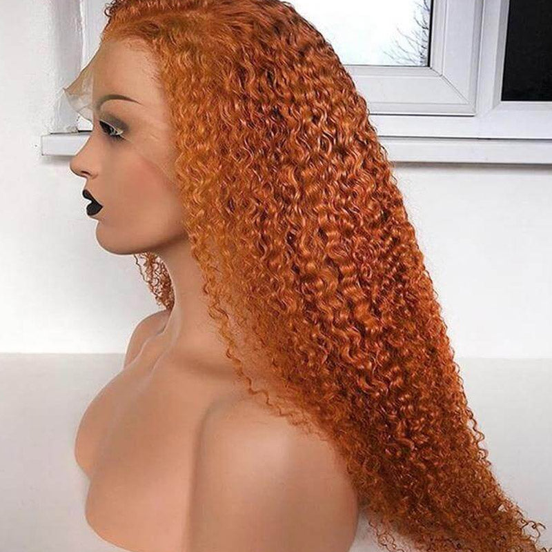jerry curly ginger color wig