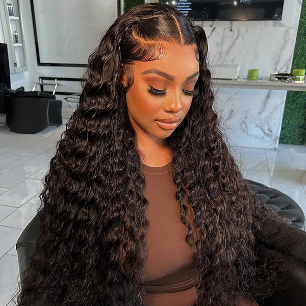hd lace water wave wig