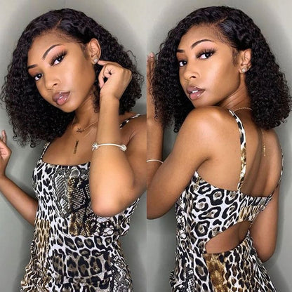 Bob 13x4 Lace Front Wig Kinky Curly