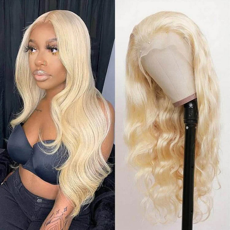 blonde hair lace frontal wigs