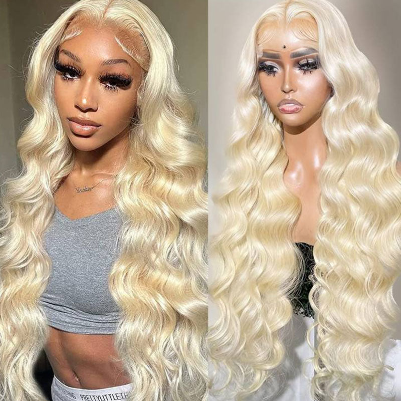 613 blonde hair lace front wig