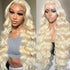613 blonde hair lace front wig