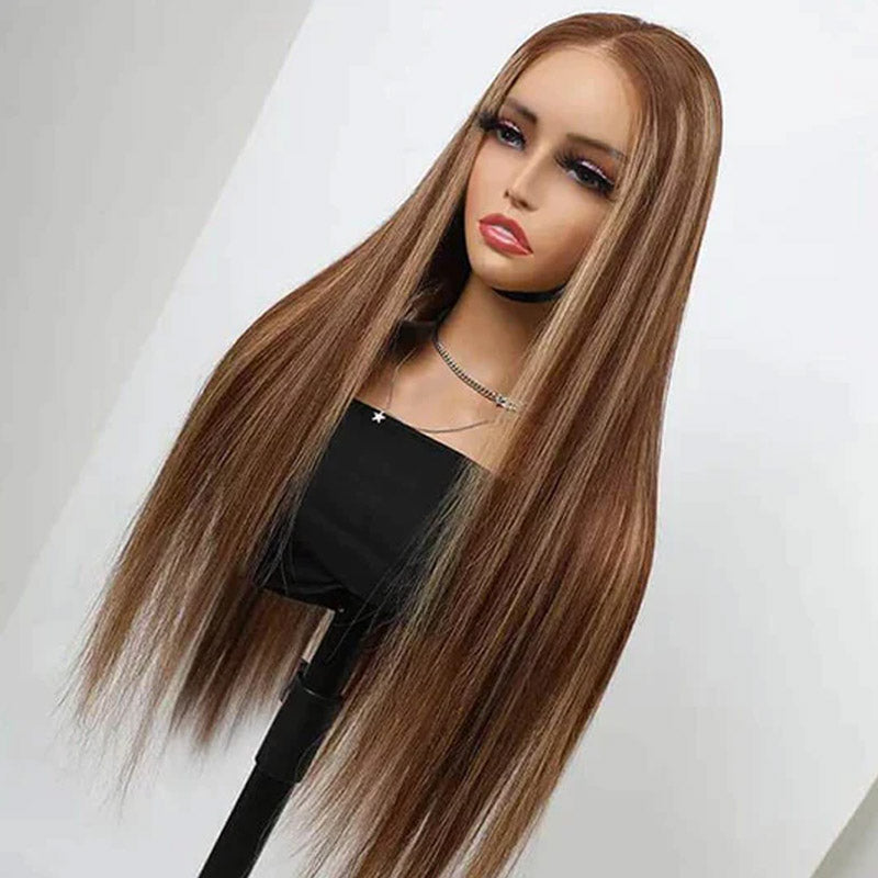 13x4 lace frontal wigs colored straight hair