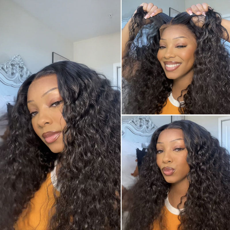 water wave glueless wig