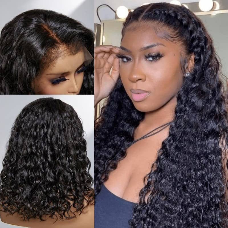 water wave lace front wig