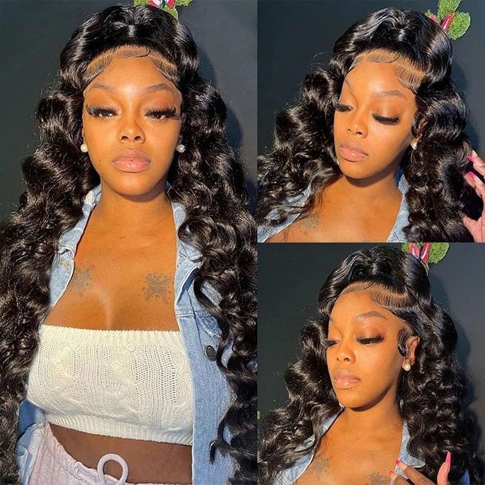 360 Lace Wigs Loose Deep Wave