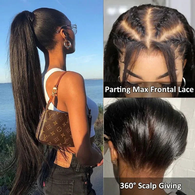 360 lace frontal straight wig