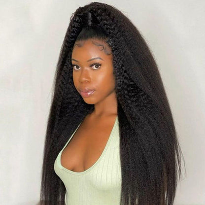 kinky straight 360 lace wig