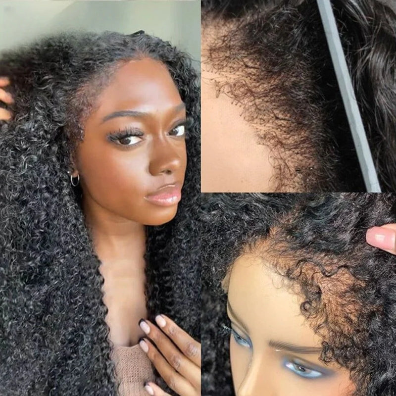13x4 kinky curly lace wig
