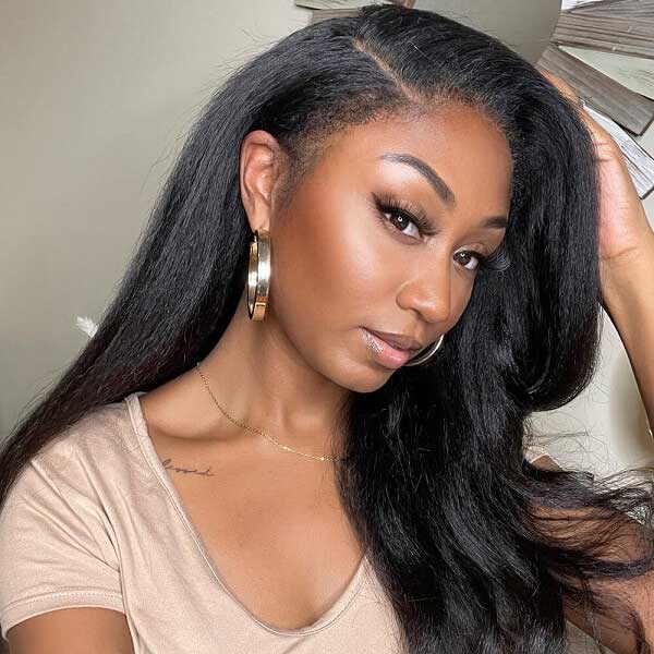 Kinky Straight 13x4 HD Lace Wig