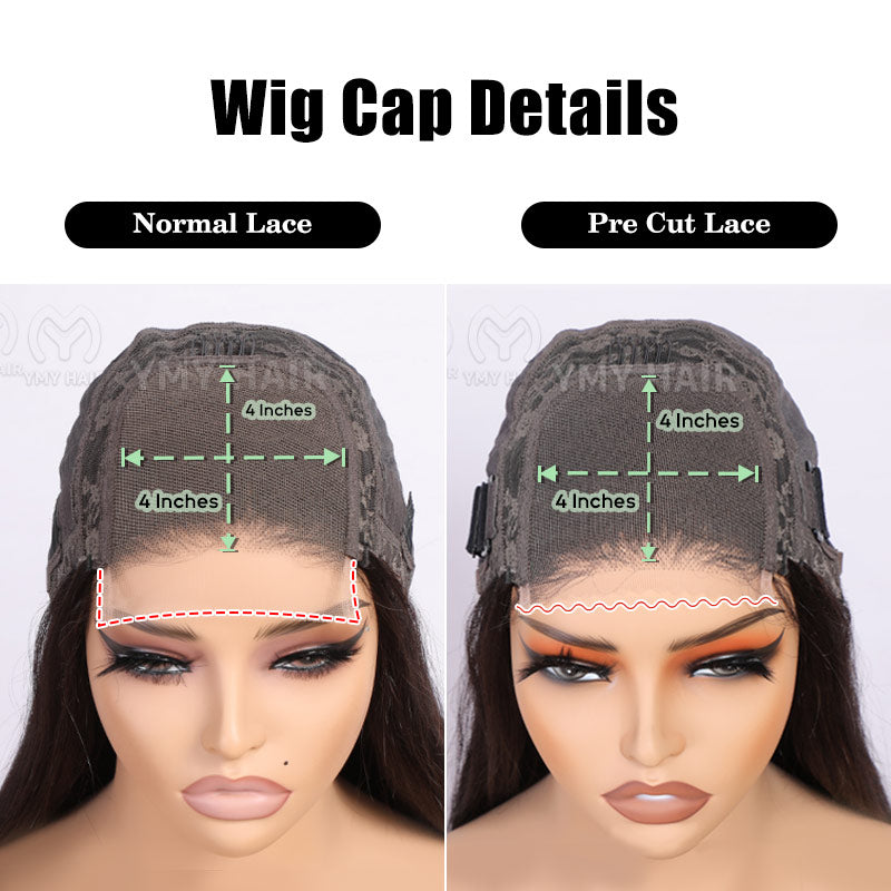 glueless straight colored 4x4 lace wigs