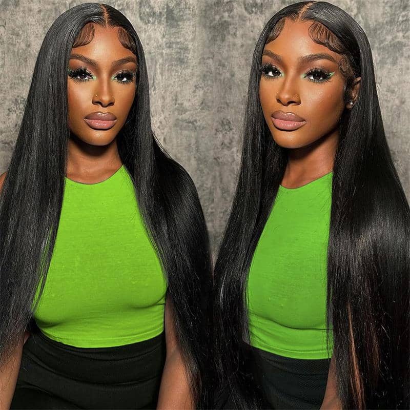 straight 4x4 lace closure wig