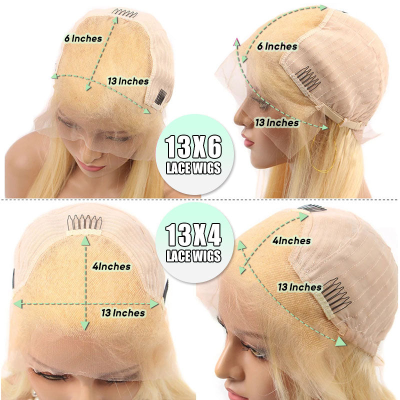 blonde lace frontal wigs