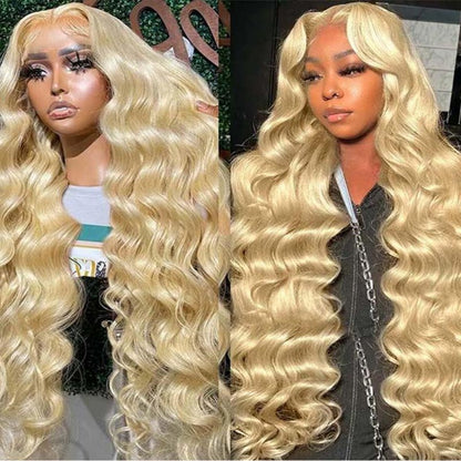 613 blonde loose wave hd lace wigs
