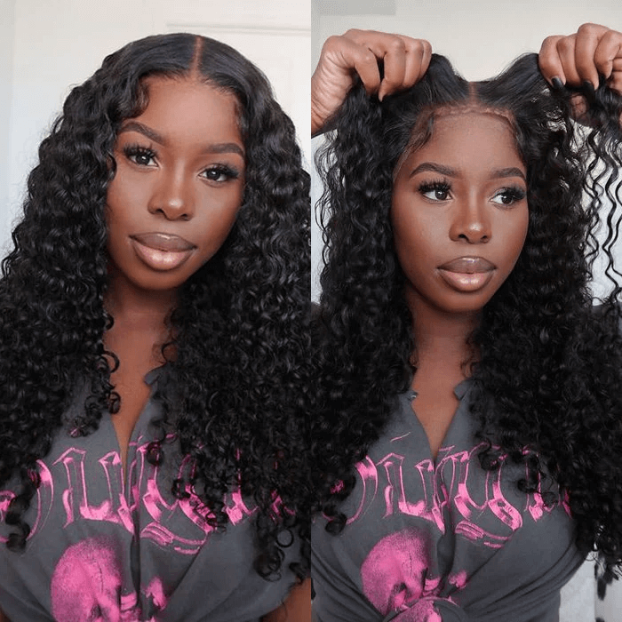 jerry curly 8x5 lace closure wig
