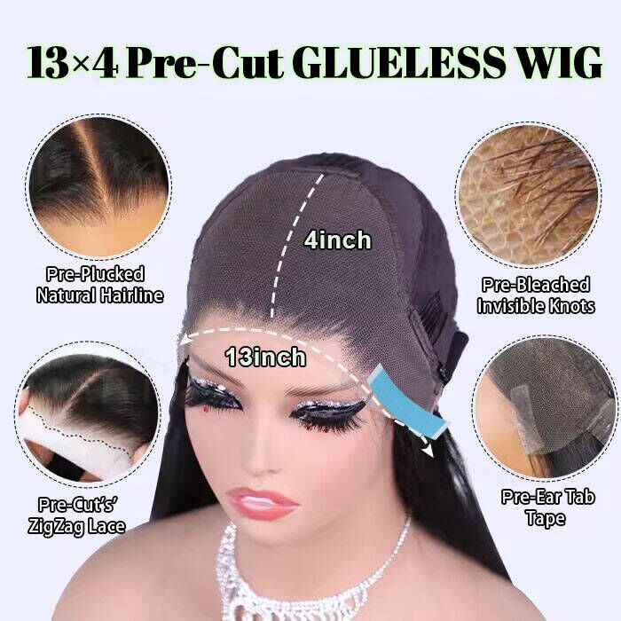 Ear to Ear Tapes Glueless wig