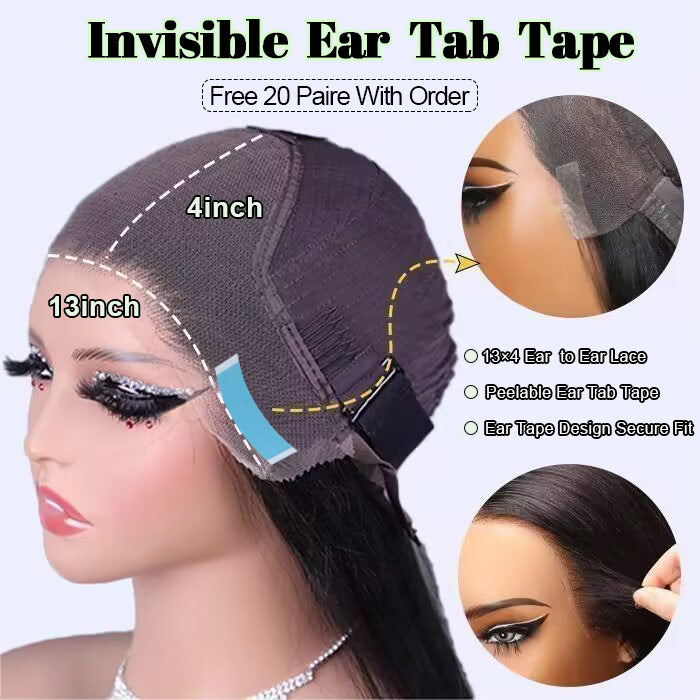 Ear to Ear Tapes Glueless wig