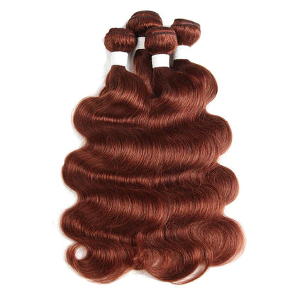 Human-Hair-Body-Wave-Brown-Copper-Red-Color
