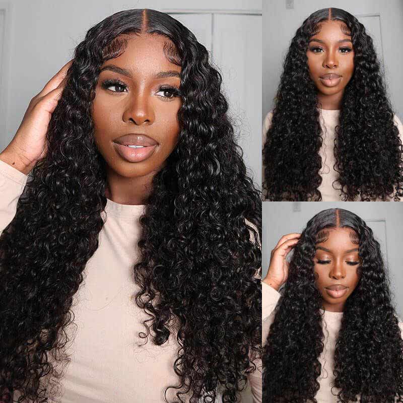 Jerry Curly Lace Closure Wigs