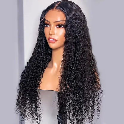 Glueless Wigs 13x6 HD Lace Wigs Jerry Curly Real Hair Wigs Natural Color