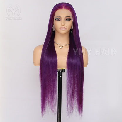 Purple Colored HD Lace Wigs