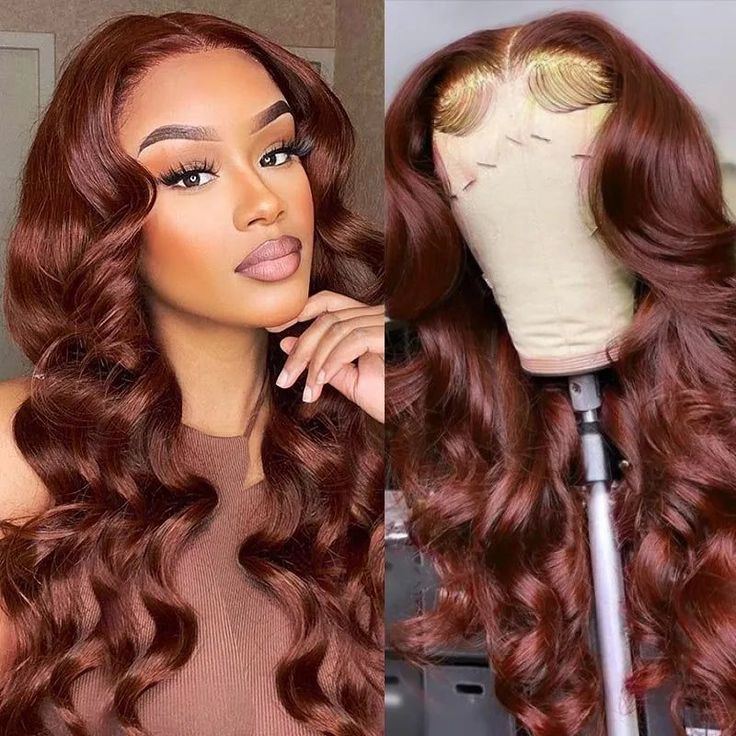 colored loose wave lace wig