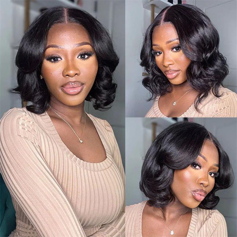t part lace bob wigs body wave hair