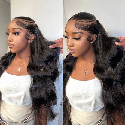 Pre Styled Pre Braided Wig Glueless 13x4 HD Lace Front Human Hair Wig Pre Plucked Natural Hairline