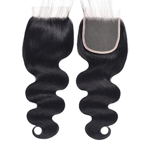1PC 5x5 Lace Closure Natural Black Straight Lace Closure