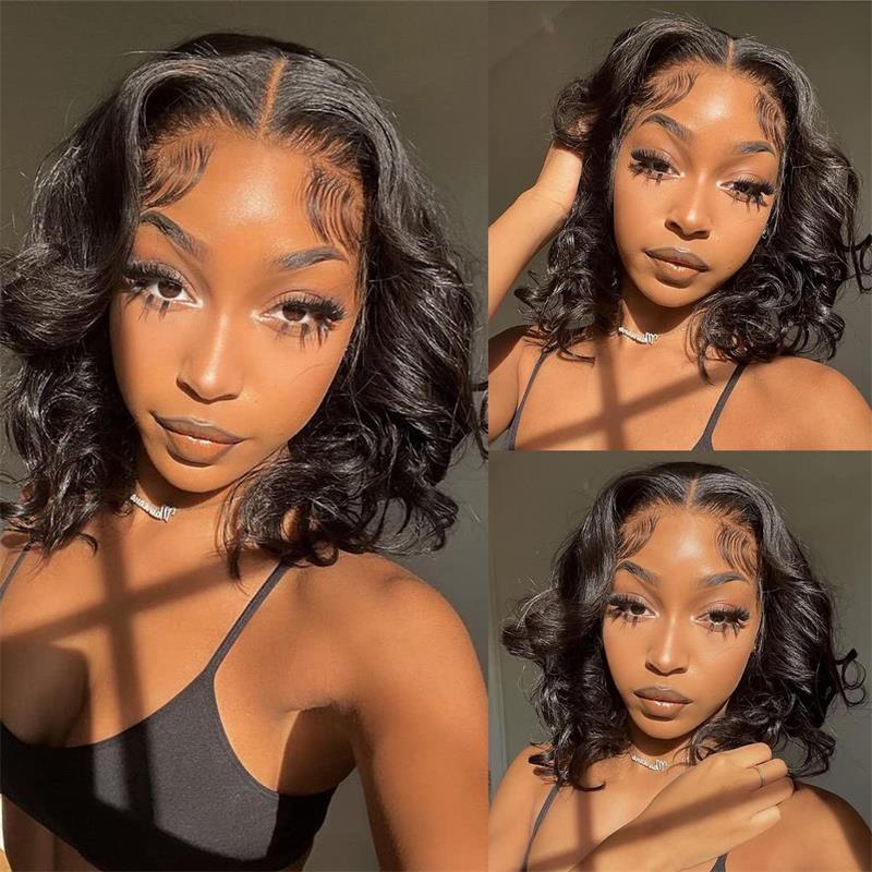 t part lace glueless wig body wave hair